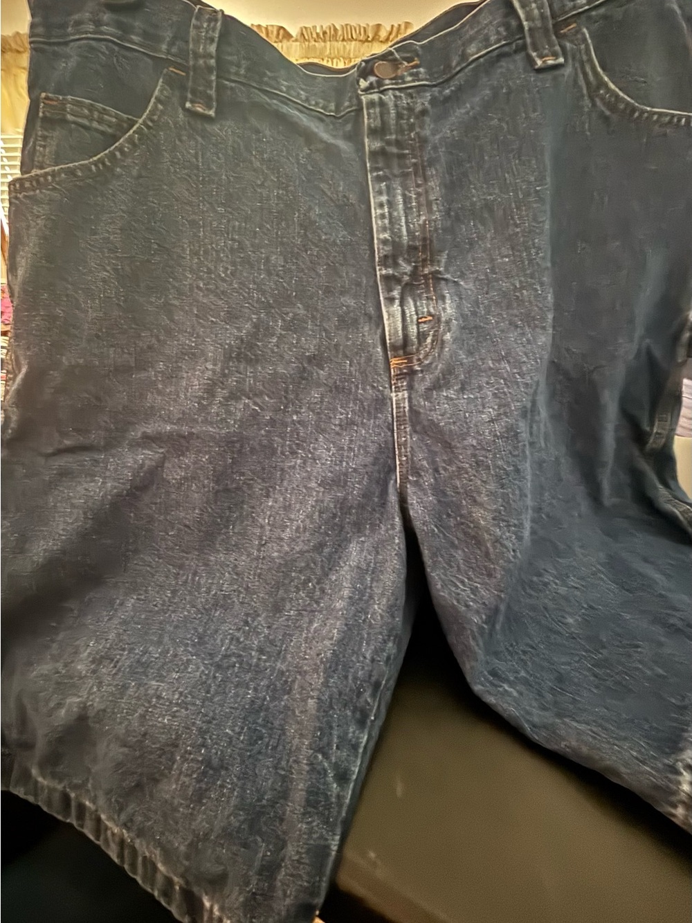 Wrangler Men's Dark Blue Jean Shorts